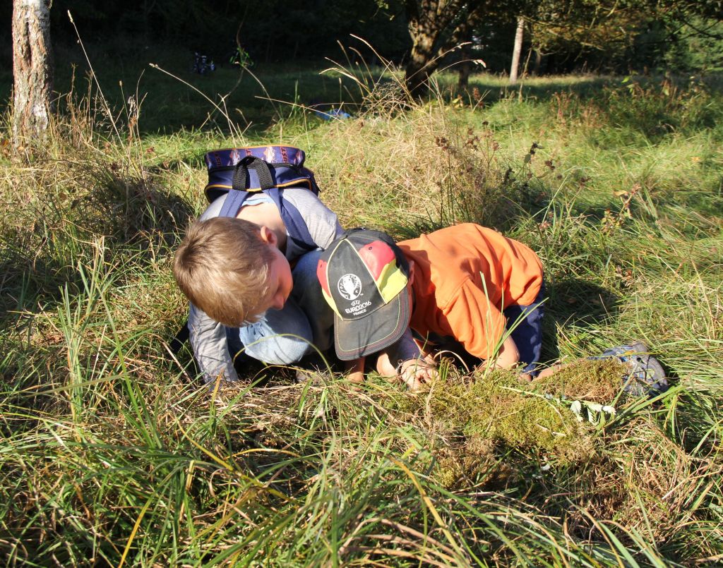 Wir bauen ein Nest für den Igel - Foto: Fleiner OGV